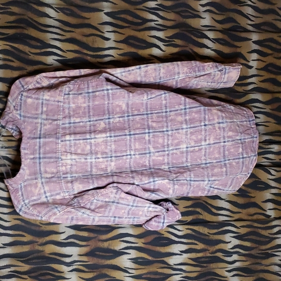 Bleach Washed PacSun Button Up - Picture 4 of 4